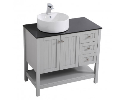 Elegant Bathroom Vanity - Gray (VF16236GR)