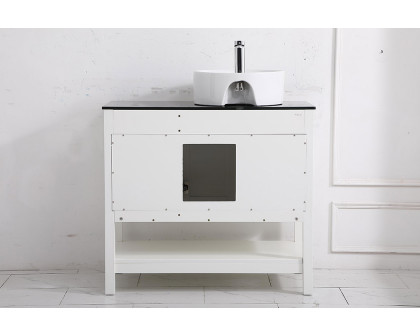 Elegant Bathroom Vanity - White (VF16236WH)