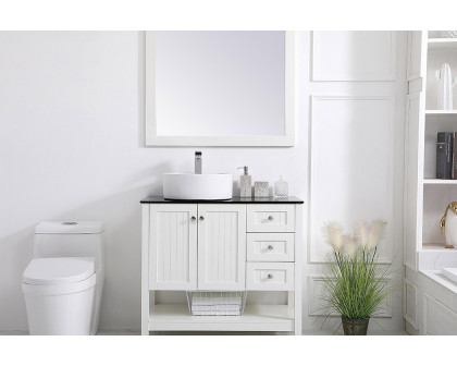 Elegant Bathroom Vanity - White (VF16236WH)