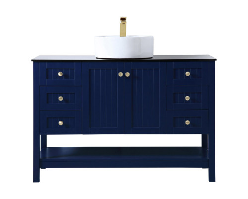 Elegant Bathroom Vanity - Blue (VF16248BL)