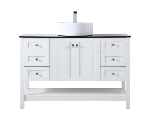 Elegant Bathroom Vanity - White (VF16248WH)