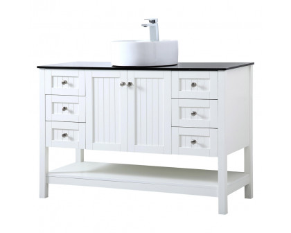 Elegant Bathroom Vanity - White (VF16248WH)