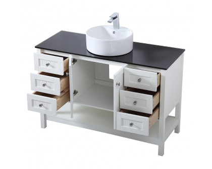 Elegant Bathroom Vanity - White (VF16248WH)