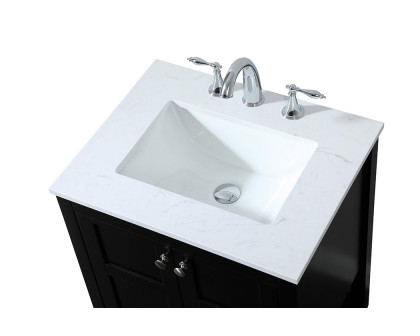 Elegant Bathroom Vanity - Black (VF16424BK)