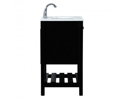 Elegant Bathroom Vanity - Black (VF16424BK)