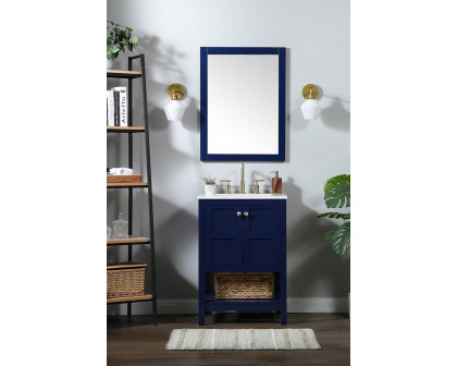 Elegant Bathroom Vanity - Blue (VF16424BL)