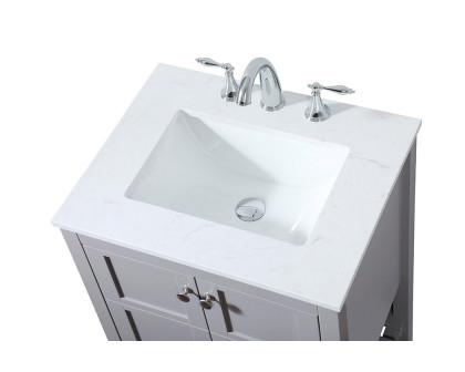 Elegant Bathroom Vanity - Gray (VF16424GR)