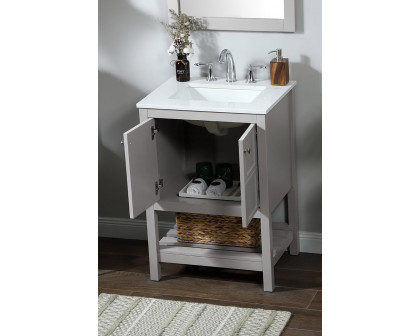 Elegant Bathroom Vanity - Gray (VF16424GR)