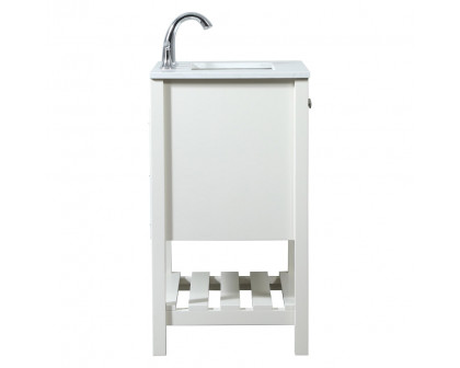 Elegant Bathroom Vanity - White (VF16424WH)