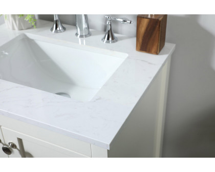 Elegant Bathroom Vanity - White (VF16424WH)