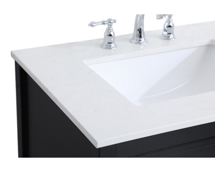 Elegant Bathroom Vanity - Black (VF16430BK)