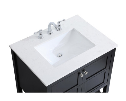 Elegant Bathroom Vanity - Black (VF16430BK)