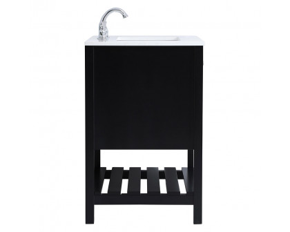 Elegant Bathroom Vanity - Black (VF16430BK)