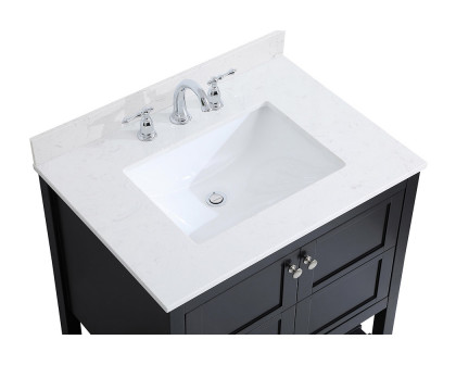 Elegant Bathroom Vanity - Black (VF16430BK-BS)