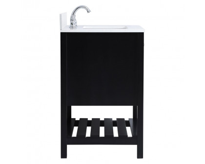 Elegant Bathroom Vanity - Black (VF16430BK-BS)