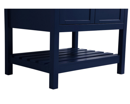 Elegant Bathroom Vanity - Blue (VF16430BL-BS)