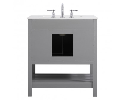 Elegant Bathroom Vanity - Gray (VF16430GR)