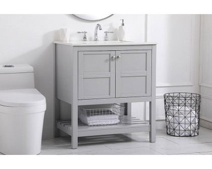 Elegant Bathroom Vanity - Gray (VF16430GR)