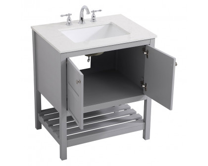 Elegant Bathroom Vanity - Gray (VF16430GR)