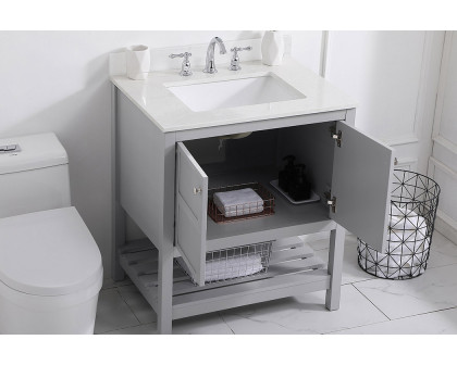 Elegant Bathroom Vanity - Gray (VF16430GR-BS)