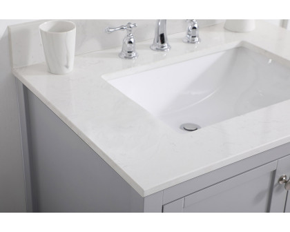 Elegant Bathroom Vanity - Gray (VF16430GR-BS)