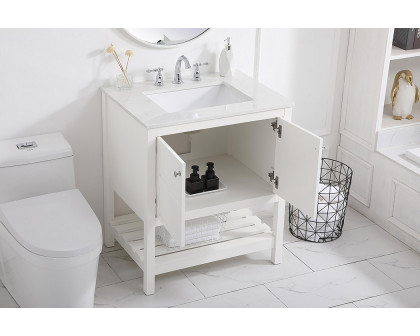 Elegant Bathroom Vanity - White (VF16430WH)