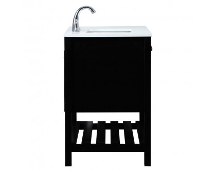 Elegant Bathroom Vanity - Black (VF16432BK)