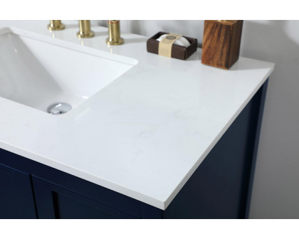 Elegant Bathroom Vanity - Blue (VF16432BL)