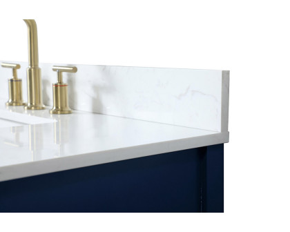 Elegant Bathroom Vanity - Blue (VF16432BL-BS)