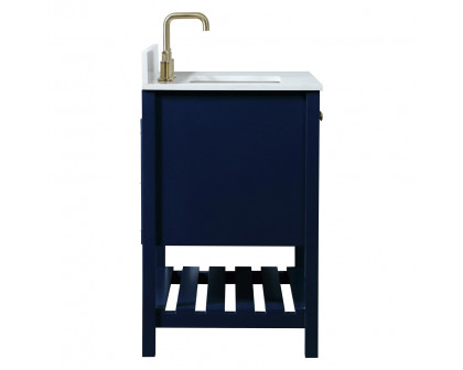 Elegant Bathroom Vanity - Blue (VF16432BL-BS)