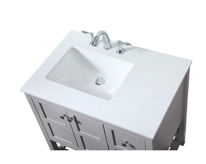 Elegant Bathroom Vanity - Gray (VF16432GR)