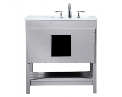 Elegant Bathroom Vanity - Gray (VF16432GR)