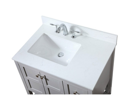 Elegant Bathroom Vanity - Gray (VF16432GR-BS)