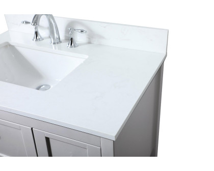 Elegant Bathroom Vanity - Gray (VF16432GR-BS)