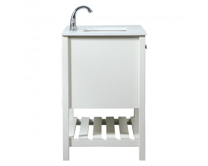 Elegant Bathroom Vanity - White (VF16432WH)