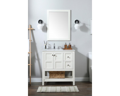 Elegant Bathroom Vanity - White (VF16432WH)