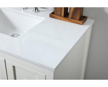 Elegant Bathroom Vanity - White (VF16432WH)