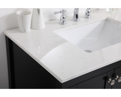 Elegant Bathroom Vanity - Black (VF16436BK)