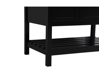 Elegant Bathroom Vanity - Black (VF16436BK-BS)