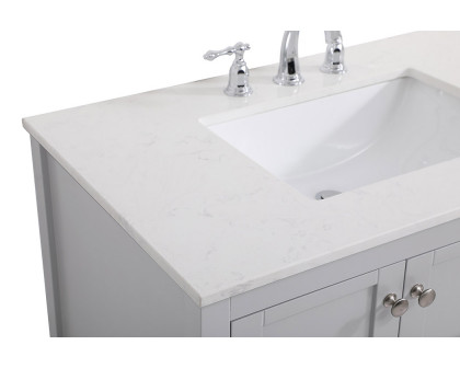 Elegant Bathroom Vanity - Gray (VF16436GR)