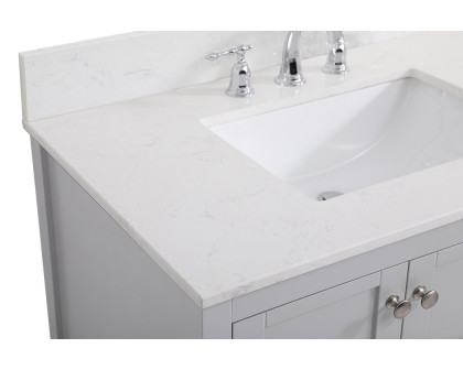 Elegant Bathroom Vanity - Gray (VF16436GR-BS)