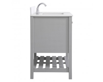 Elegant Bathroom Vanity - Gray (VF16436GR-BS)