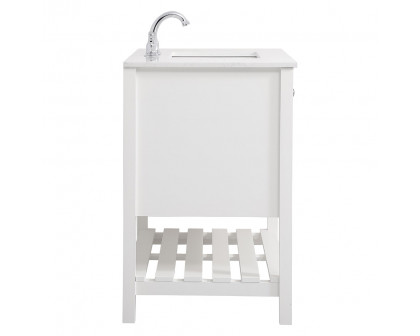 Elegant Bathroom Vanity - White (VF16436WH)