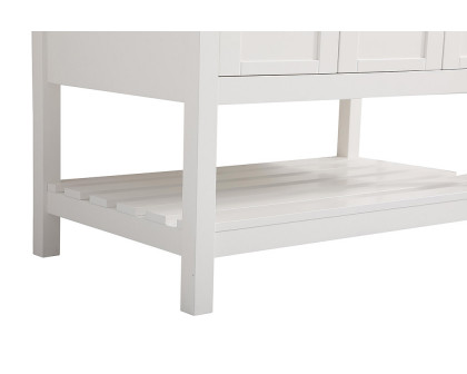 Elegant Bathroom Vanity - White (VF16436WH-BS)