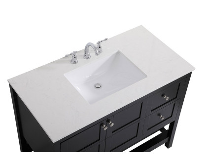 Elegant Bathroom Vanity - Black (VF16442BK)