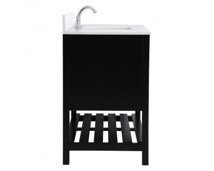 Elegant Bathroom Vanity - Black (VF16442BK-BS)