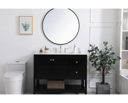 Elegant Bathroom Vanity - Black (VF16442BK-BS)