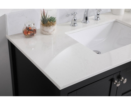 Elegant Bathroom Vanity - Black (VF16442BK-BS)