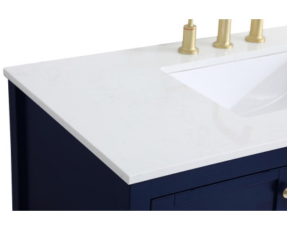 Elegant Bathroom Vanity - Blue (VF16442BL)