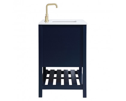 Elegant Bathroom Vanity - Blue (VF16442BL)